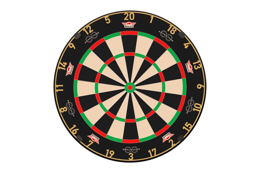 Bull's Advantage 8 dartbord met gouden nummerring