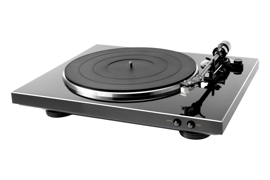 Denon DP-300F volautomatische platenspeler in zwart