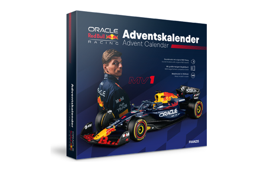 Franzis Oracle Red Bull Racing adventskalender met model op schaal 1:43