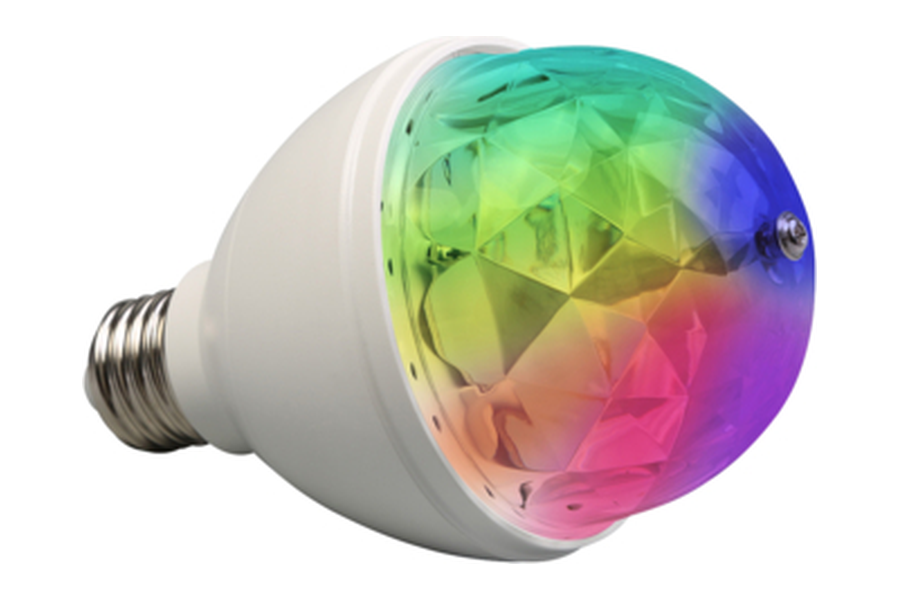 GAMMA roterende led-discolamp met E27-fitting