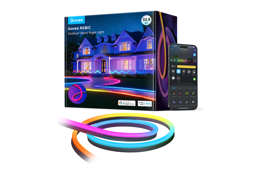 Govee RGBIC Outdoor Neon Rope Light voor buiten, IP67