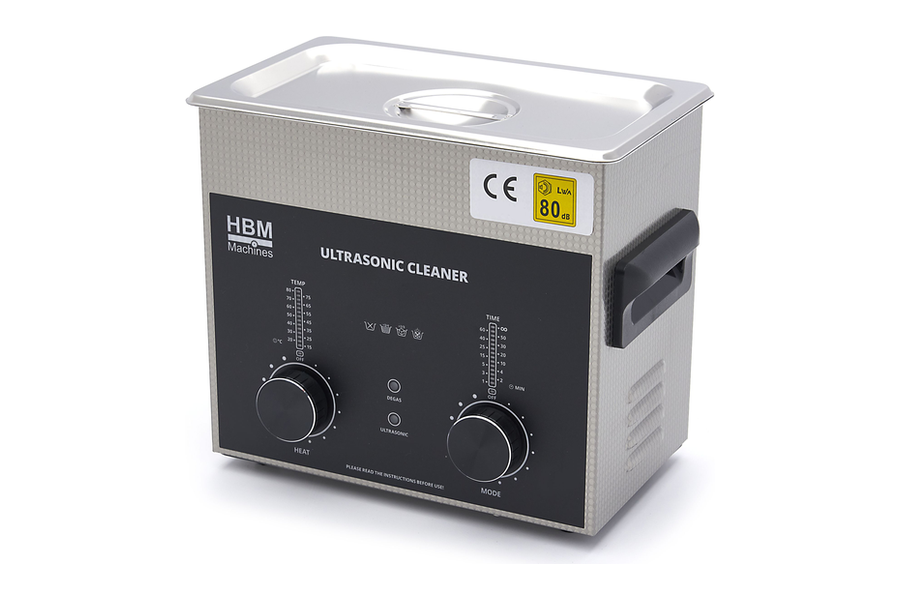 HBM High Precision ultrasoon reiniger 2 liter met twee draaiknoppen