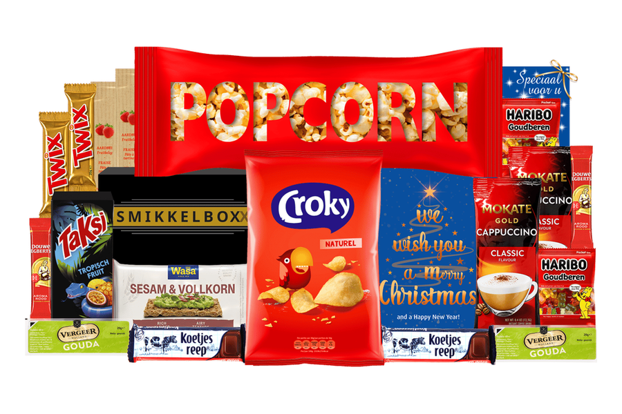 Kerstpakkettenplaza Merken Smaak kerstpakket in kerstdoos