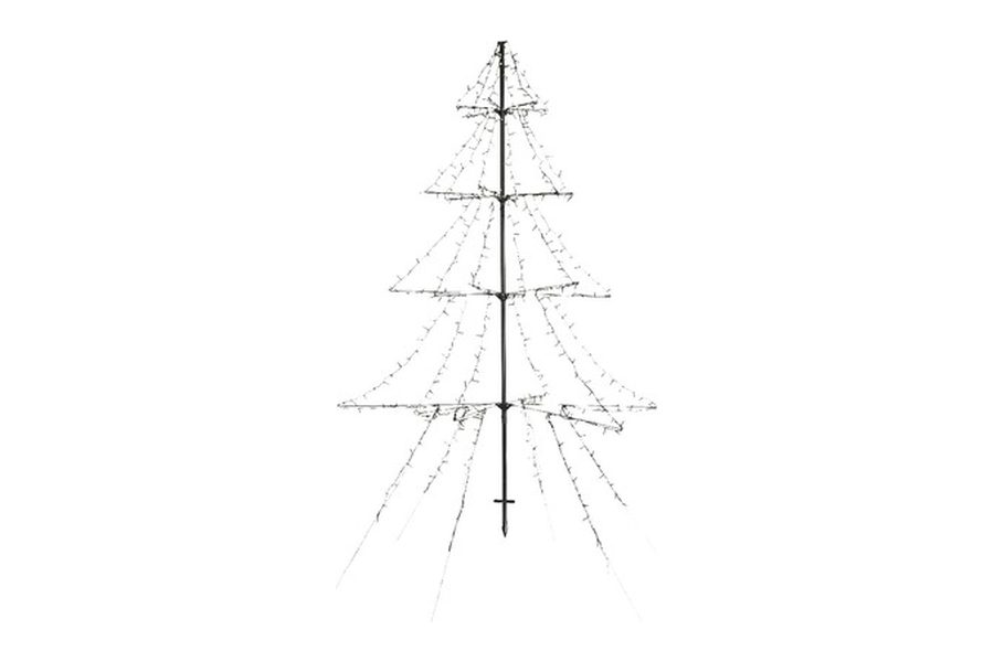 Lumineo led kerstboom voor buiten van 3 meter met 600 lampjes