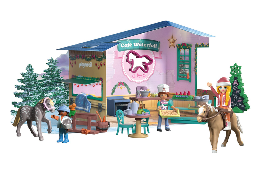 Playmobil adventskalender Kerstgebak in het Riddercafé