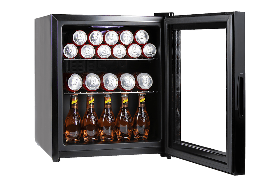 Primo PR178BC barkoelkast met glazen deur van 46 liter