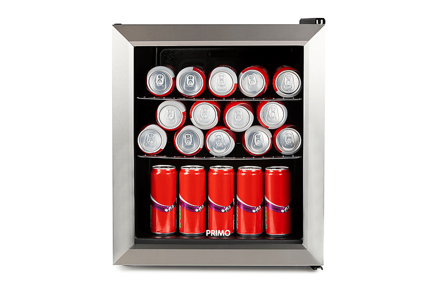 Primo PR194BC barkoelkast met glazen deur van 46 liter