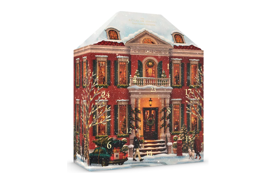 Rituals Classic adventskalender 2026 in de vorm van een huis