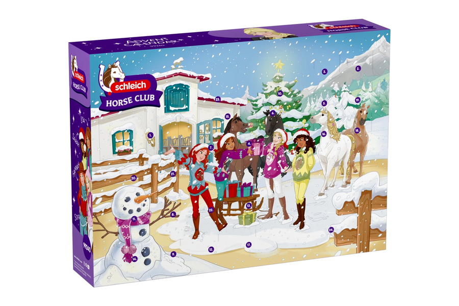 Schleich Horse Club adventskalender 2026 met twee paarden