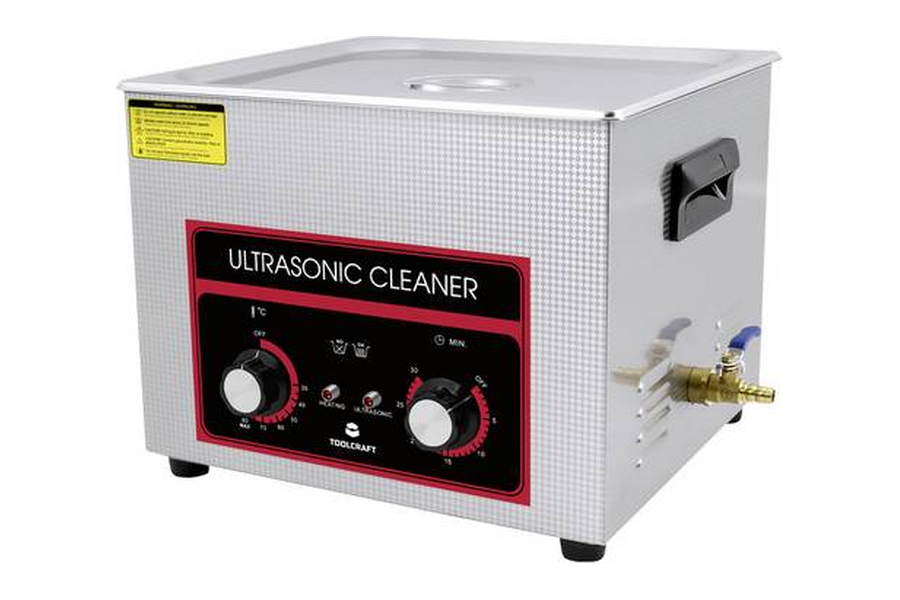 Toolcraft USC-1500 ultrasoon reiniger van 15 liter met draaiknoppen