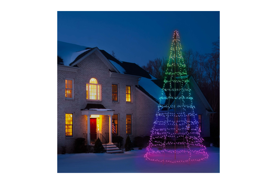 Twinkly Light Tree 3D slimme led kerstboom in gekleurd licht