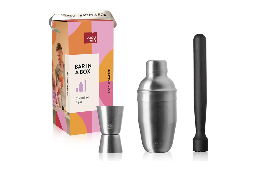 Vacu Vin Bar in a Box Starter cocktailset van 3 delen